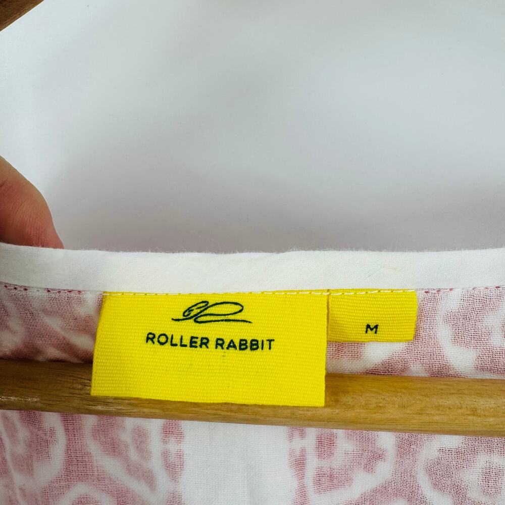 Roller Rabbit White and Red Midi Dress - Picture 4 of 10